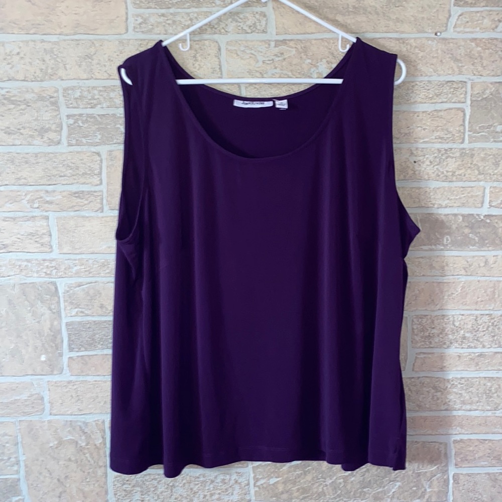 ✅Joan Rivers Purple Tank Top